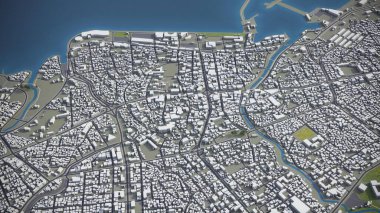 Jeju - 3D şehir modeli hava görüntüleme