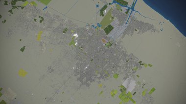 La Plata - 3D şehir modeli hava görüntüleme