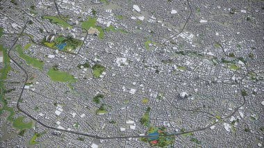San Jose - 3D şehir modeli hava görüntüleme