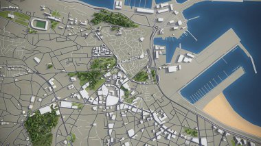 Tanca - 3D şehir modeli hava görüntüleme