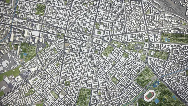 Sofya - 3D şehir modeli hava görüntüleme