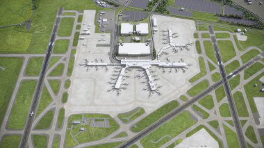 Charlotte Douglas Uluslararası Havalimanı - 3D model hava görüntüleme