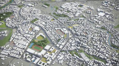 Taipei - 3B model hava görüntüleme