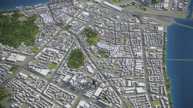 Zhuhai - 3D model hava görüntüleme