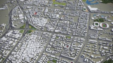 Zhuhai - 3D model hava görüntüleme