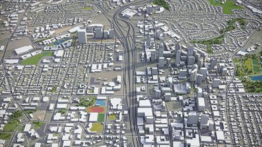 Altlanta - 3B model hava görüntüleme