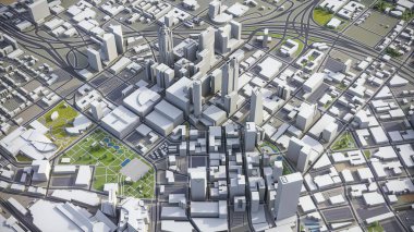 Altlanta - 3B model hava görüntüleme