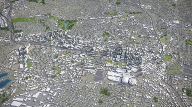 Altlanta - 3B model hava görüntüleme