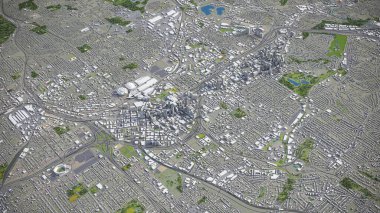 Altlanta - 3B model hava görüntüleme