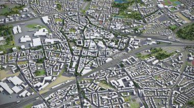 Bochum - 3B model hava görüntüleme