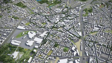 Bochum - 3B model hava görüntüleme