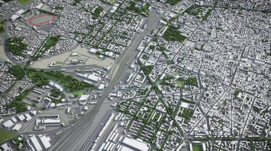 Bologna - 3B model hava görüntüleme