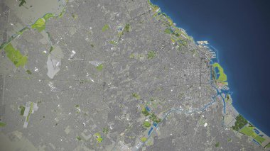 Buenos Aires - 3D model hava görüntüleme