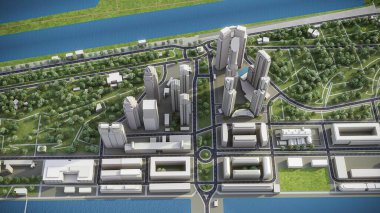 Buenos Aires - 3D model hava görüntüleme