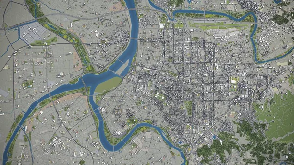 Taipei - 3B model hava görüntüleme