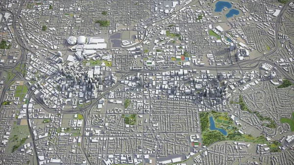 Altlanta - 3B model hava görüntüleme