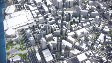 Detroit - 3D model hava görüntüleme