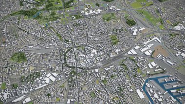 Dortmund - 3B model hava görüntüleme