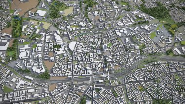 Essen - 3B model hava görüntüleme
