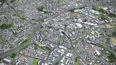 Essen - 3B model hava görüntüleme