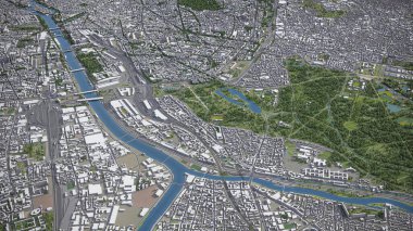 Daha Büyük Paris - 3D model hava görüntüleme