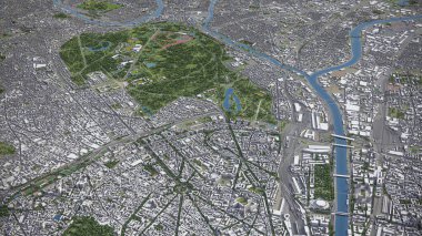 Daha Büyük Paris - 3D model hava görüntüleme