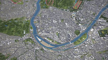 Daha Büyük Paris - 3D model hava görüntüleme