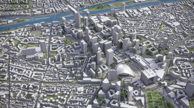 Daha Büyük Paris - 3D model hava görüntüleme