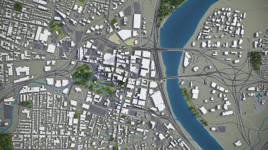 Hartford - 3D model hava görüntüleme