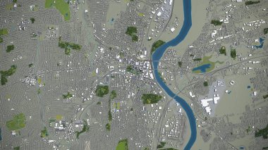 Hartford - 3D model hava görüntüleme