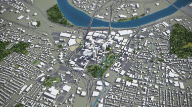 Hartford - 3D model hava görüntüleme