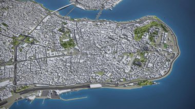 İstanbul - 3B model hava görüntüleme