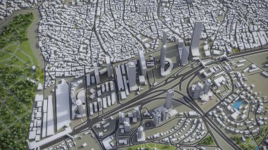 İstanbul - 3B model hava görüntüleme