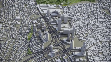 İstanbul - 3B model hava görüntüleme