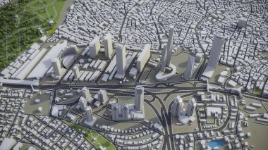 İstanbul - 3B model hava görüntüleme