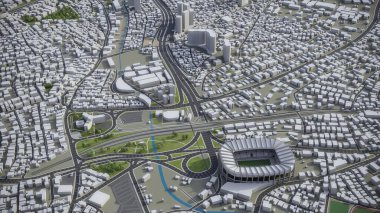 İstanbul - 3B model hava görüntüleme