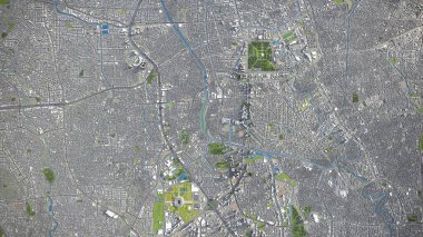 Jakarta - 3B model hava görüntüleme