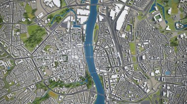Maastricht - 3B model hava görüntüleme