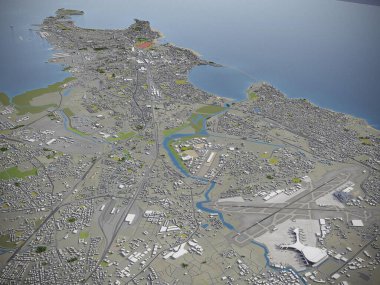 Mumbai - 3D model hava görüntüleme