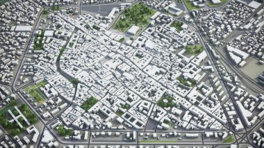 Reggio Emilia - 3D model hava görüntüleme