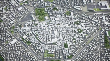 Reggio Emilia - 3D model hava görüntüleme