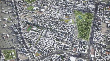 Taipei - 3B model hava görüntüleme