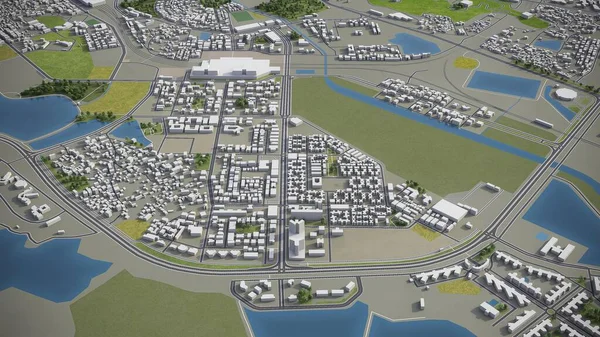 Navi Mumbai - 3D model hava görüntüleme