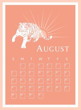 2022 yılı için aylık takvim. Hafta cumartesi başlıyor. Aylık planlama şablonu