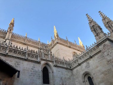 Granada, İspanya - 30 Aralık 2019: Granada Katedrali