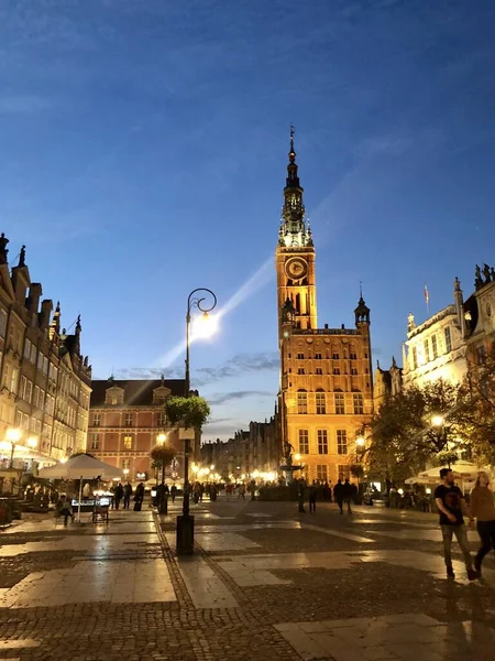 Gdańsk, Polska - 16 października 2018: Bazylika Wniebowzięcia Najświętszej Maryi Panny w Gdańsku — Zdjęcie stockowe