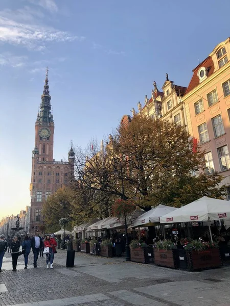 Gdańsk, Polska - 16 października 2018: Bazylika Wniebowzięcia Najświętszej Maryi Panny w Gdańsku — Zdjęcie stockowe