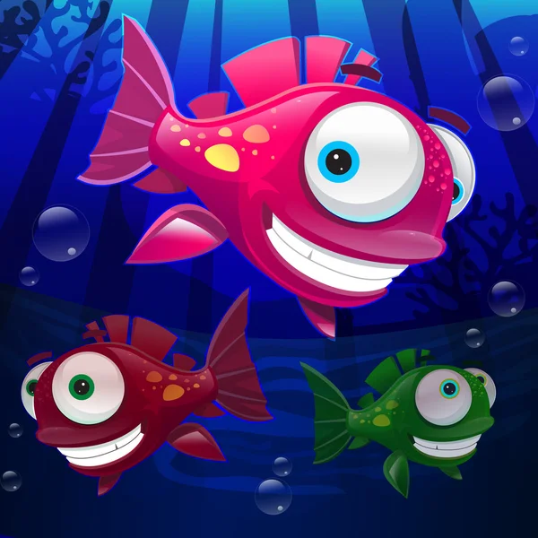 Cartoon fish — Stock Vector