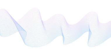 Dalgalı Eğimli Çizgiler Soyut Arkaplan. Bu, dalgalanarak dalgalanan çoklu kıvrımların bir örneğidir..