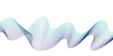 Dalgalı Eğimli Çizgiler Soyut Arkaplan. Bu, dalgalanarak dalgalanan çoklu kıvrımların bir örneğidir..